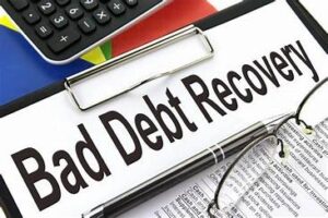 Debt collection and recovery concept.