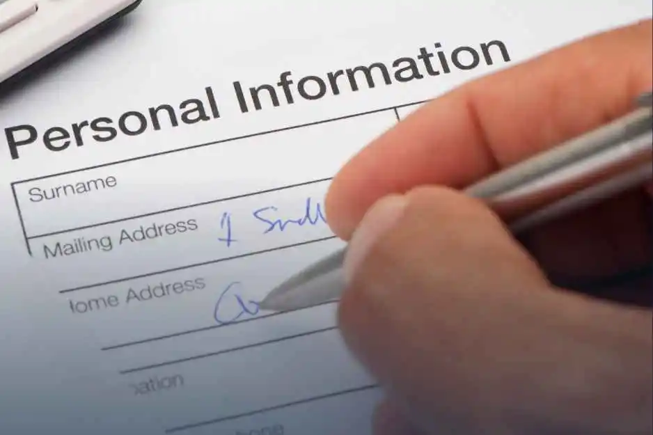 Privacy and data security concept with a person signing a document - Headley Legal Support Services Florida