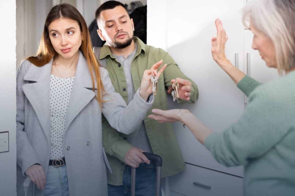 Couple evicted from rental property due to tenant issues.